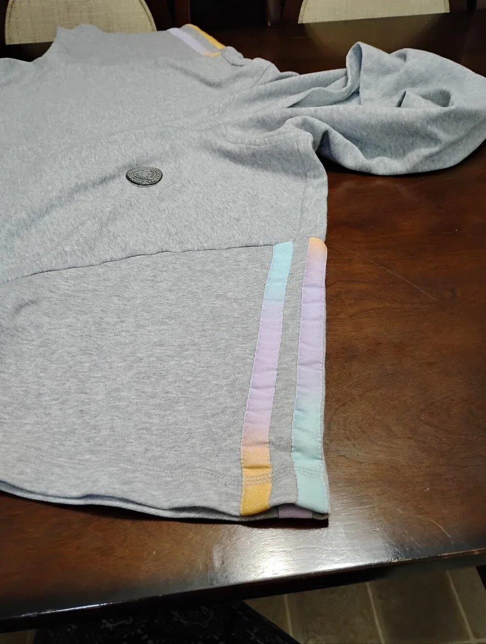 Adidas Mens Donovan Mitchell Short Sleeve Hoodie with Pastel Shoulder Stripes XL